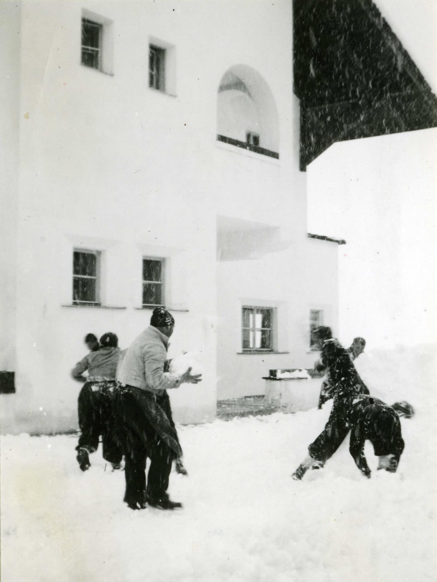 Photo by Hotel Drei Zinnen in Sexten Dolomites. May be an image of standing, snowball and text.