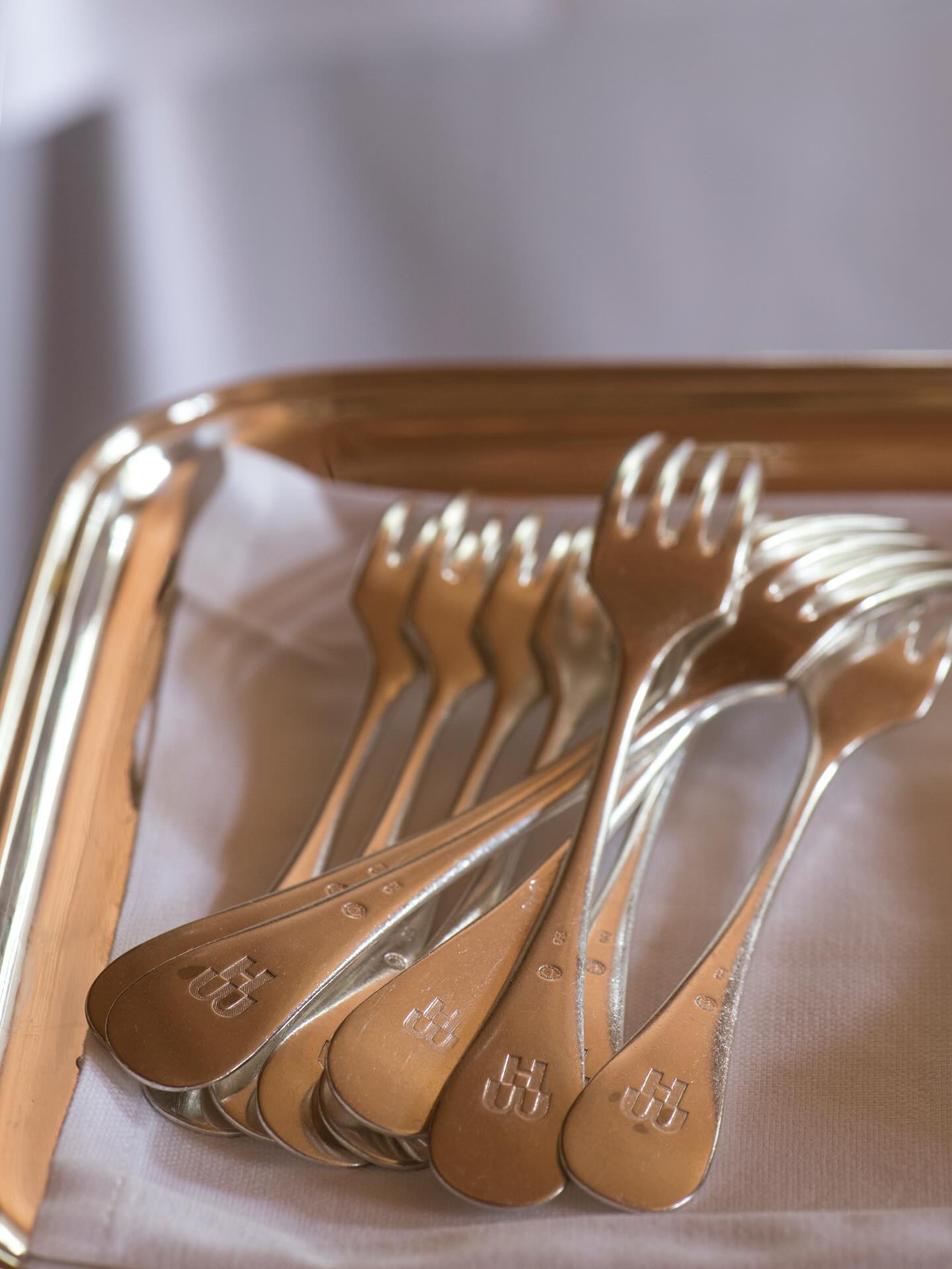 Photo by Hotel Drei Zinnen in Hotel Drei Zinnen. May be an image of kitchenware, soup spoon, fork and text.